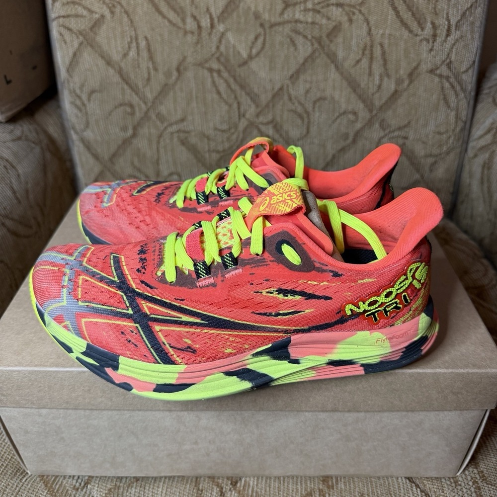 ASICS Noosa Tri 15 Sunrise Red Black 1011B609- Men's 6.5 Women's 8